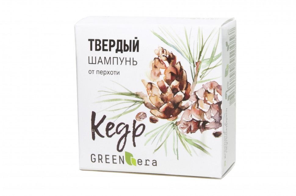 Green Era Твердый шампунь "Кедр", 55 гр
