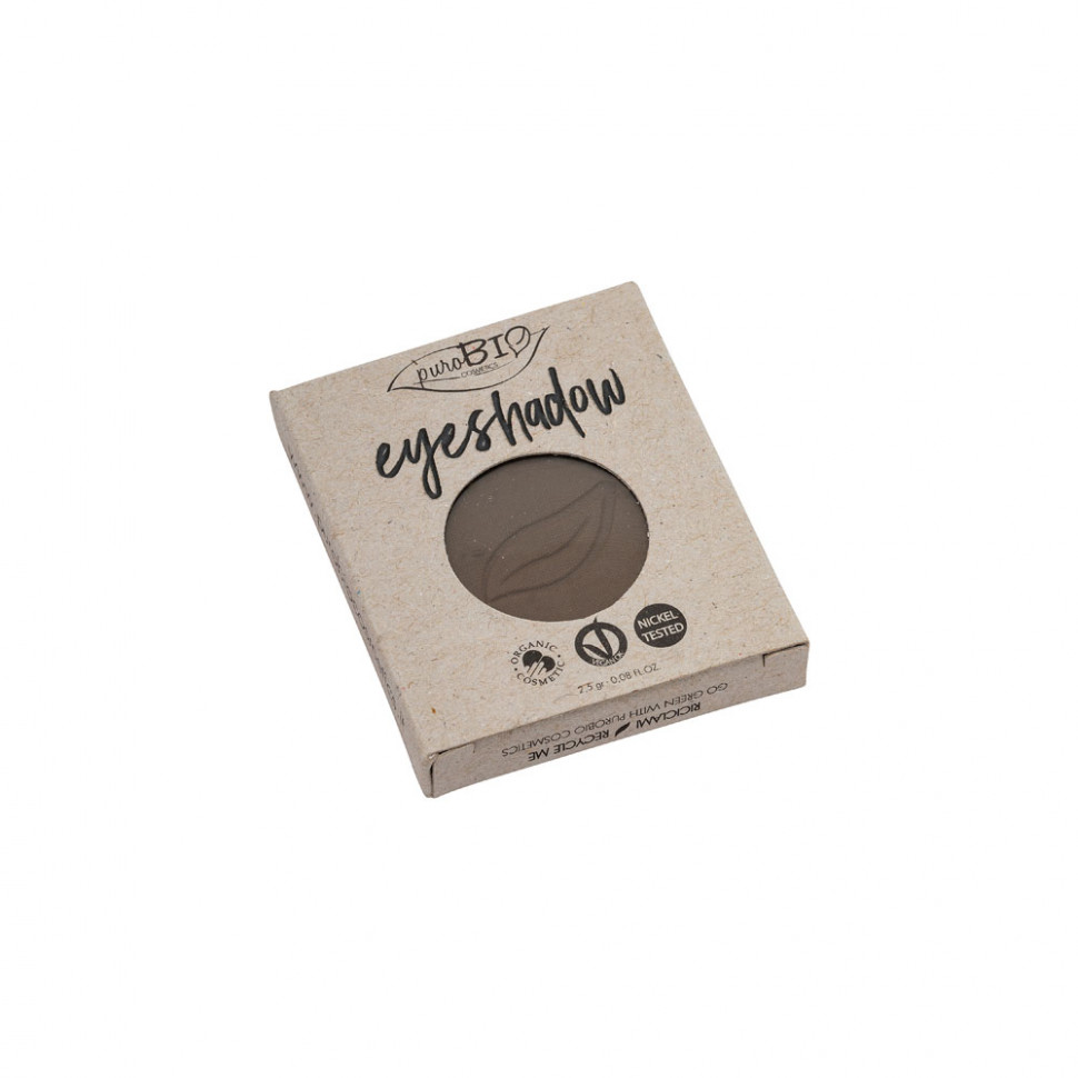 PuroBio - REFILL/Тени в палетке (14 холодно-коричневый) матовые / Eyeshadows, 2,5 гр
