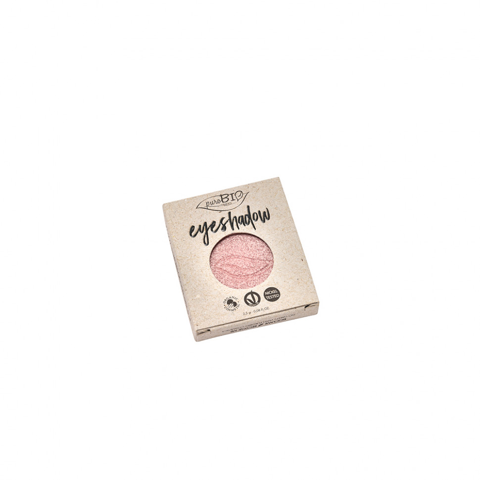 PuroBio - REFILL/Тени в палетке (25 розовый) мерцающие / Eyeshadows, 2,5 гр