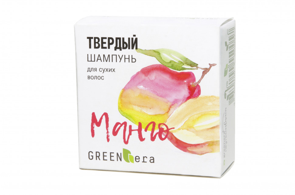 Green Era Твердый шампунь "Манго", 55 гр