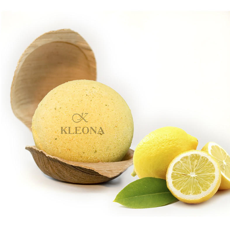Клеона - Бурлящий шар Лимонный зефир, 140 г