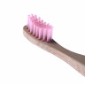 Бамбуковая зубная щетка Junior Pink Sunset