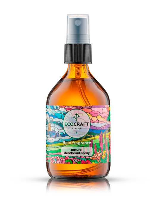 EcoCraft Дезодорант для тела (спрей) "Rain fragrance / Аромат дождя", 100 мл