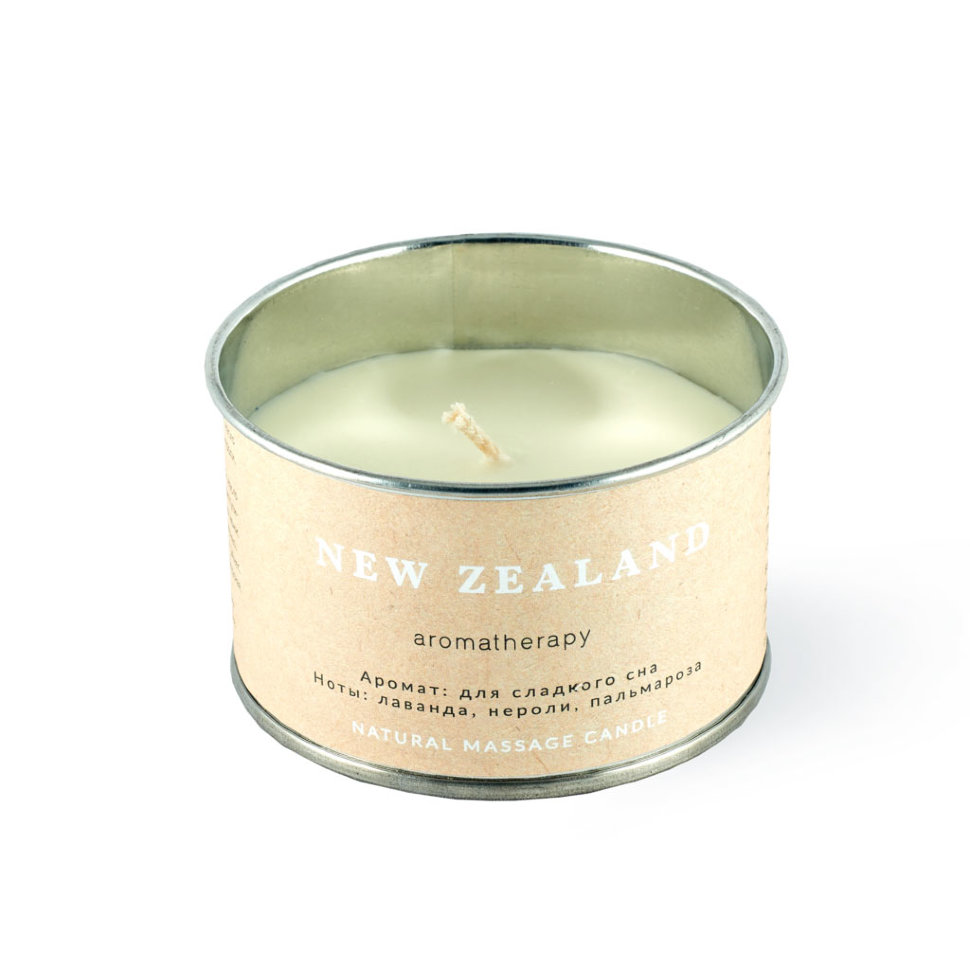 SmoRodina - Массажная свеча "Новая Зеландия" для аромамассажа большая