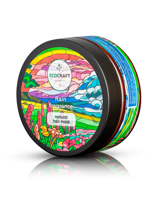 EcoCraft Маска для интенсивного восстановления сильно поврежденных волос "Rain fragrance / Аромат дождя", 150 мл