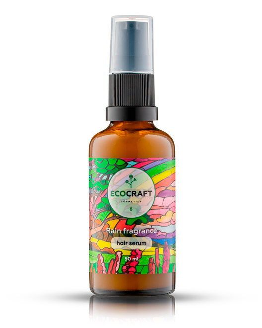 EcoCraft Серум (сыворотка) для кончиков волос "Rain fragrance / Аромат дождя", 50 мл