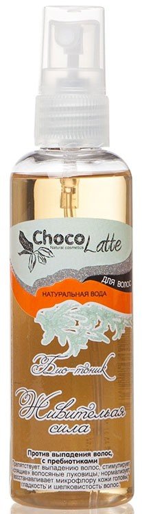 ChocoLatte - Натуральная вода для волос БИО-ТОНИК с пребиотиками ЖИВИТЕЛЬНАЯ СИЛА против выпадения, 100 мл