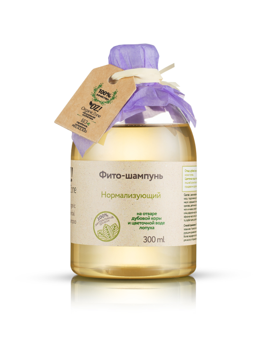 OrganicZone Фито-шампунь для волос "Нормализующий", 300 мл
