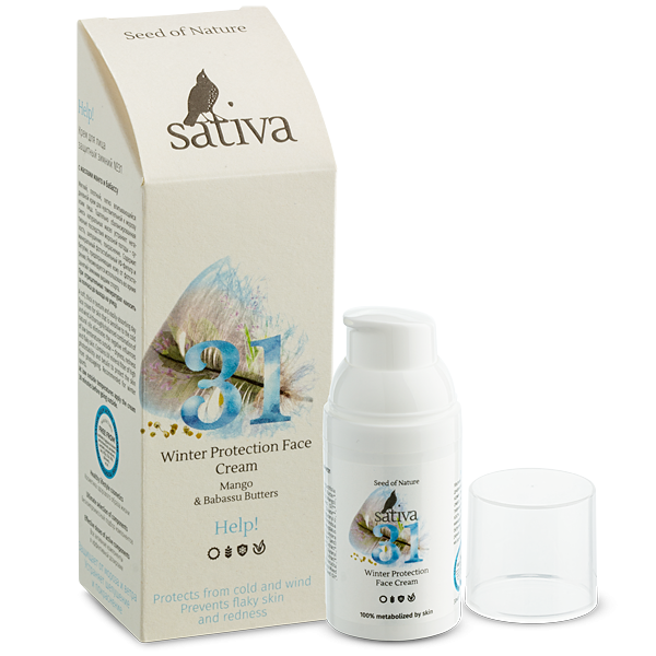 Sativa №31 Крем для лица защитный (зимний), 30 мл