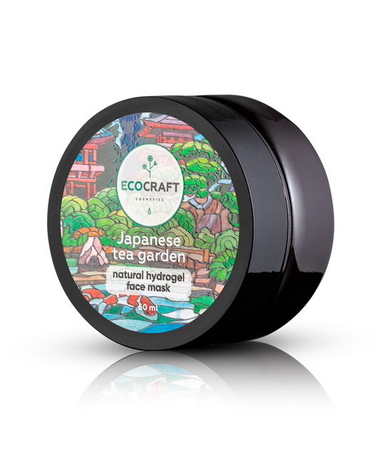EcoCraft Маска гидрогелевая для лица суперувлажняющая для всех типов кожи "Japanese tea garden / Японский чайный сад", 60 мл