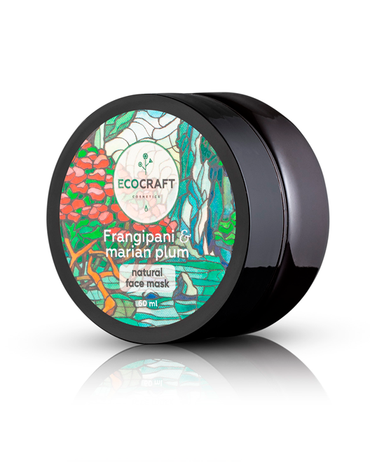 EcoCraft Маска для глубокого увлажнения кожи лица "Frangipani and Marian plum / Франжипани и марианская слива", 60 мл